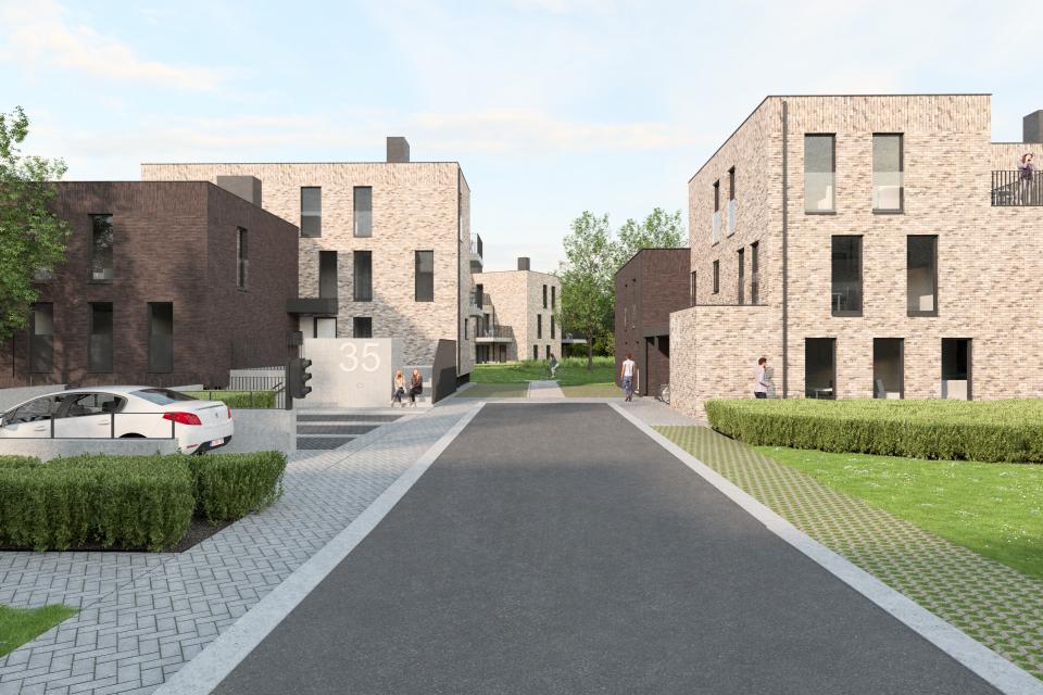 woonwijk Rode Rok in Kuringen